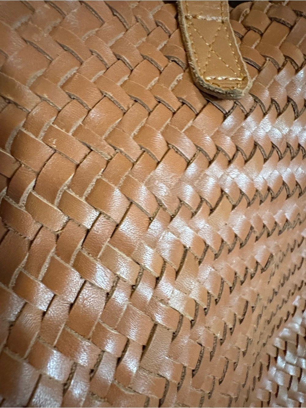 Madewell Brown Woven Leather Tote - Picture 7 of 13